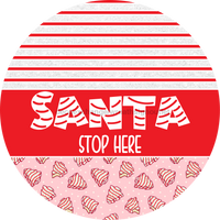 Thumbnail for Door Hanger, Christmas Sign, Pink Christmas Cake Sign, Welcome Sign, 18