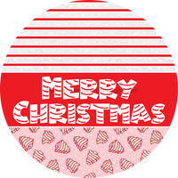 Thumbnail for Door Hanger, Christmas Sign, Pink Christmas Cake Sign, Welcome Sign, 18