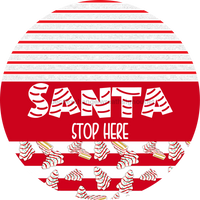 Thumbnail for Door Hanger, Christmas Sign, Red White Christmas Cake Sign, Welcome Sign, 18