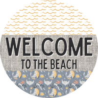 Thumbnail for Door Hanger, Nautical Sign, Whale Sign, Beach Sign, Turtle Sign, 18