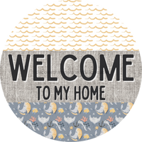 Thumbnail for Door Hanger, Nautical Sign, Whale Sign, Beach Sign, Turtle Sign, 18