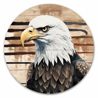Thumbnail for Eagle Sign Patriotic Dco-00877 For Wreath 10 Round Metal