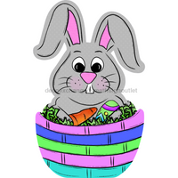 Thumbnail for Easter Bunny 22" Wood Door Hanger - DECOE-W-715-DH-Check