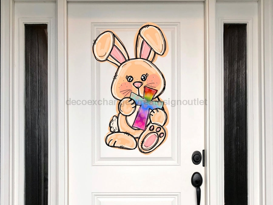 Easter Bunny Egg Sign Wood Sign Door Hanger Decoe-W-427 22