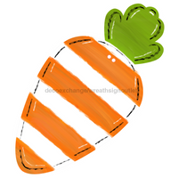 Thumbnail for Easter Carrot Cut Bow Holes 22" Wood Door Hanger - DECOE-W-903435-DH