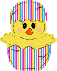 Thumbnail for Easter Chick 22" Wood Door Hanger - DECOE-W-870-DH