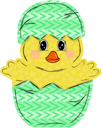 Thumbnail for Easter Chick 22" Wood Door Hanger - DECOE-W-918-DH