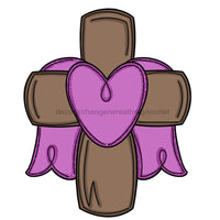 Thumbnail for Easter Cross Door Hanger, MJ-W-00122-DH, 22in Wood Door Hanger