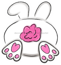 Thumbnail for Easter Bunny 22" Wood Door Hanger - DECOE-W-852-DH