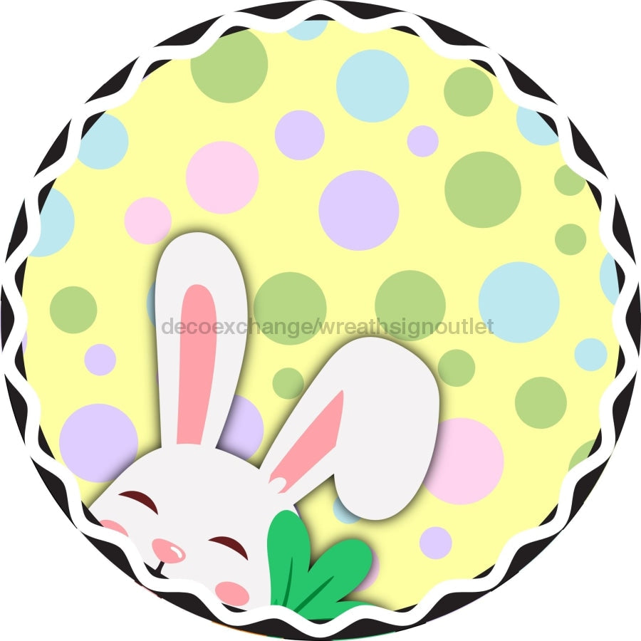 Easter Door Hanger Dco-01304-Dh 18 Round Wood