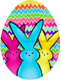 Thumbnail for Easter Egg 22" Wood Door Hanger - DECOE-W-773-DH