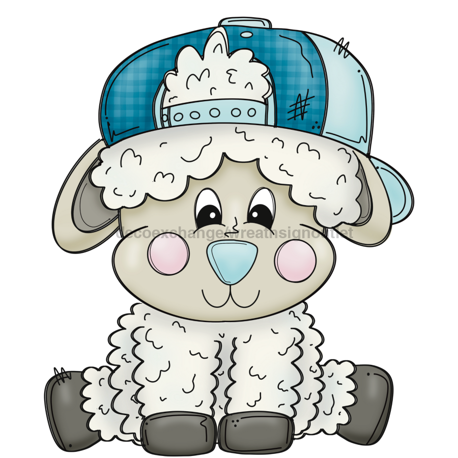 Easter Door Hanger Lamb Sign wood sign DECOE-W-904790-DH 22‚Äô‚Äô Door Hanger 22‚Äô‚Äô Door Hanger