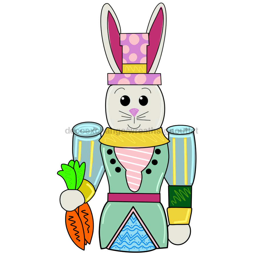 Easter Door Hanger Nut Cracker Sign wood sign DECOE-W-904789-DH 22‚Äô‚Äô Door Hanger 22‚Äô‚Äô Door Hanger