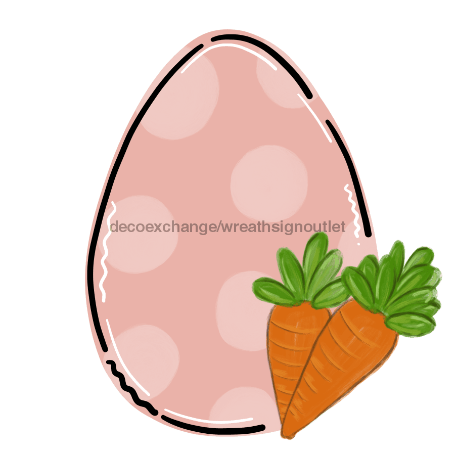 Easter Egg Sign Wood Sign Door Hanger Decoe-W-435 22