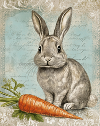 Thumbnail for Easter Rabbit Sign, DCO-13256, Sign For Wreath, 8x10