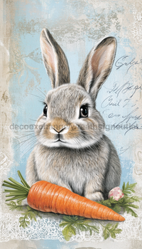 Thumbnail for Easter Rabbit Sign, DCO-13266, Sign For Wreath, 6x12