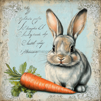 Thumbnail for Easter Rabbit Sign, DCO-13268, Sign For Wreath, 10x10