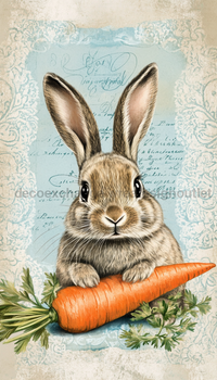 Thumbnail for Easter Rabbit Sign, DCO-13272, Sign For Wreath, 6x12