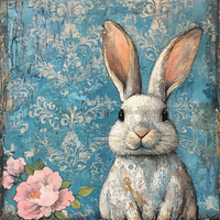 Thumbnail for Easter Rabbit Sign, DCO-13286, Sign For Wreath, 10x10