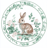 Thumbnail for Easter Rabbit Sign, DCO-13318, Sign For Wreath, 10