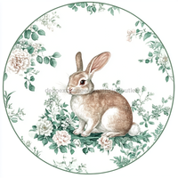 Thumbnail for Easter Rabbit Sign, DCO-13321, Sign For Wreath, 10