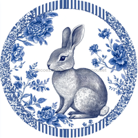Thumbnail for Easter Rabbit Sign, DCO-13327, Sign For Wreath, 10