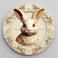 Thumbnail for Easter Sign, 3D Bunny Look, DCO-12872, Sign For Wreath, 10