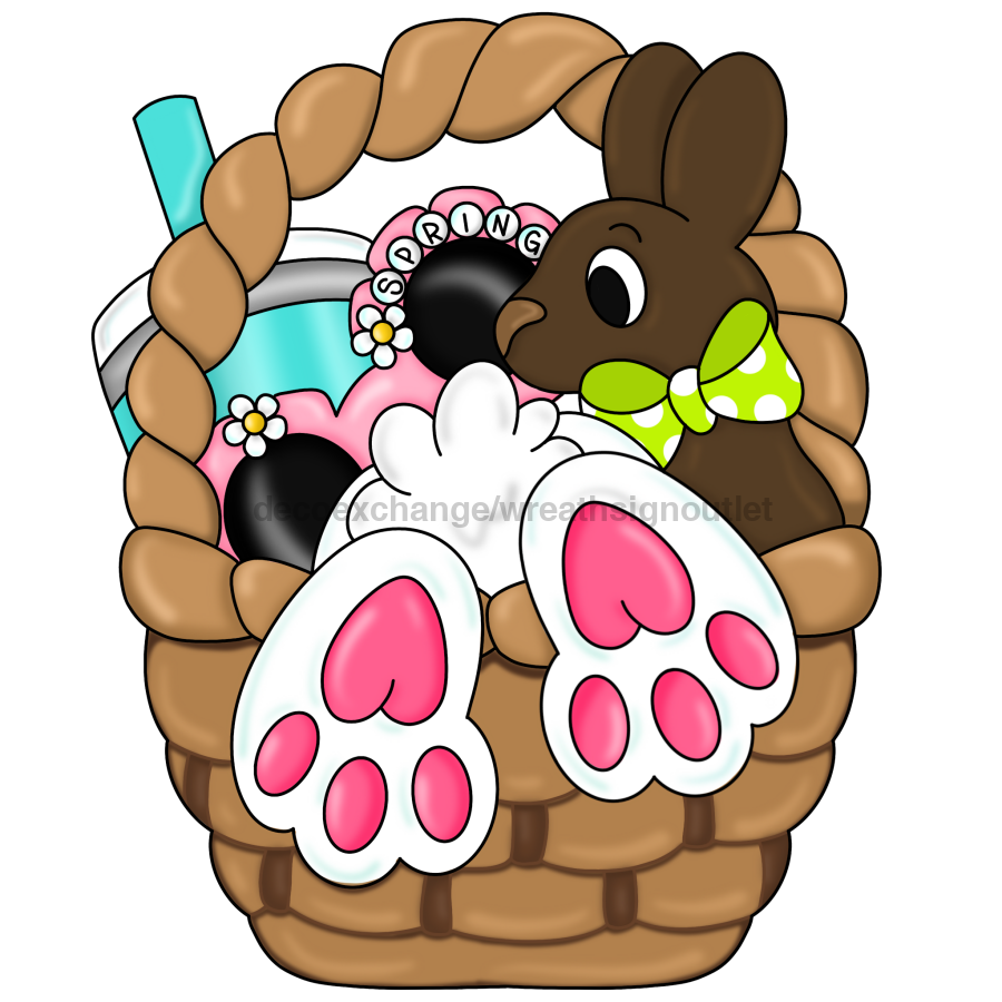 Easter Basket 22" Door Hanger - CR-W-163-DH