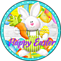 Thumbnail for Wreath Sign, Easter Sign, Easter Bunny, Carrots, 10