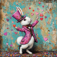 Thumbnail for Easter Sign, Cute Bunny,, DCO-12766, Sign For Wreath, 10x10
