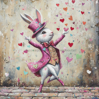 Thumbnail for Easter Sign, Cute Bunny,, DCO-12767, Sign For Wreath, 10x10