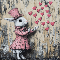 Thumbnail for Easter Sign, Cute Bunny,, DCO-12769, Sign For Wreath, 10x10