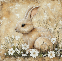 Thumbnail for Easter Sign, Natural Easter Sign, DCO-12921, Sign For Wreath, 10x10