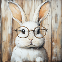 Thumbnail for Easter Sign, Rabbit Sign, DCO-02456, Sign For Wreath, 10x10 Metal Sign