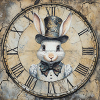 Thumbnail for Easter Sign, Rabbit Sign, DCO-02489, Sign For Wreath, 10x10 Metal Sign