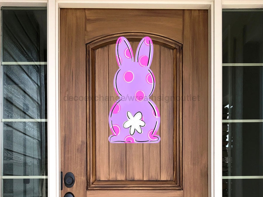 Easter Sign Rabbit Sign Wood Decoe-W-201 22 Door Hanger