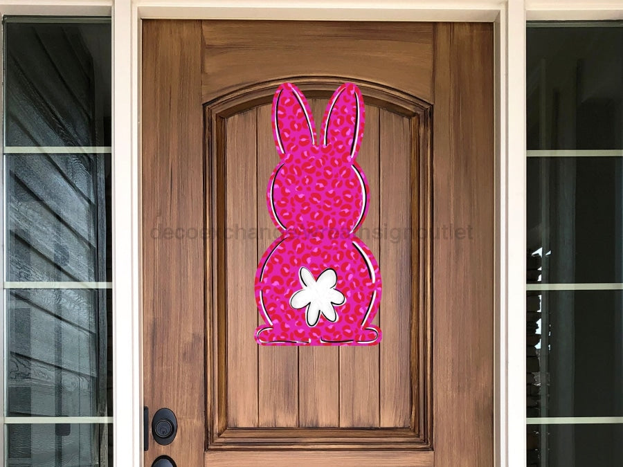 Easter Sign Rabbit Sign Wood Decoe-W-202 22 Door Hanger