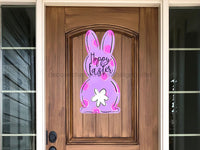 Thumbnail for Easter Sign Rabbit Sign Wood Decoe-W-210 22 Door Hanger