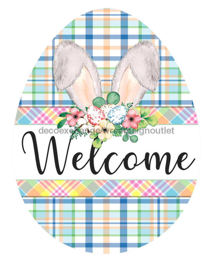 Easter Sign Wood Sign Door Hanger Decoe-W-466 22