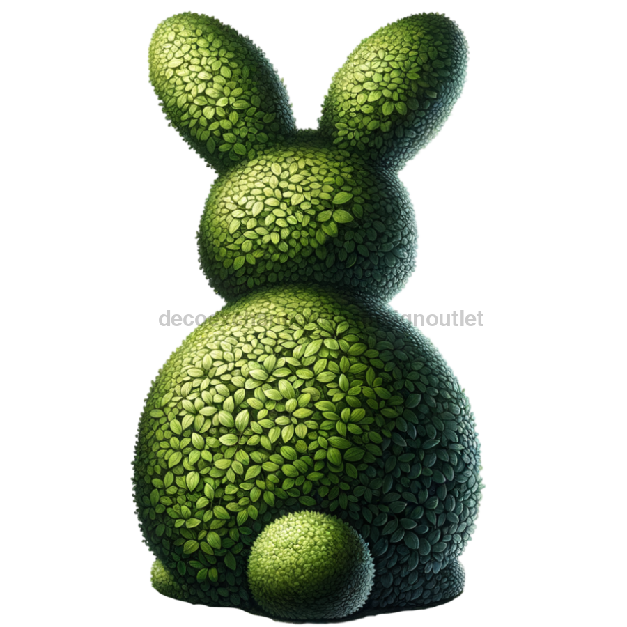 Easter Topiary Rabbit Sign wood sign DECOE-W-904776-DH 22‚Äô‚Äô Door Hanger 22‚Äô‚Äô Door Hanger