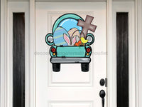 Thumbnail for Easter Truck Sign Wood Sign Door Hanger Decoe-W-153 22