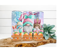 Thumbnail for Easter Tumbler, Bunny Gnomes Tumbler 20 oz Skinny Tumbler - DECOETUMBLER-223