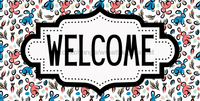 Thumbnail for Easter Welcome Sign Dco-01235 For Wreath 6X12 Metal