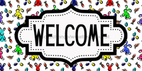 Thumbnail for Easter Welcome Sign Dco-01236 For Wreath 6X12 Metal