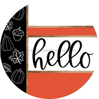 Thumbnail for Fall Door Hanger, Hello Door Hanger, DCO-01990-DH, 18
