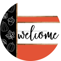 Thumbnail for Fall Door Hanger, Welcome Door Hanger, DCO-01991-DH, 18