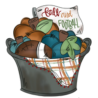 Thumbnail for Fall Football Door Hanger Mj-W-00026 22‚Äô Wood