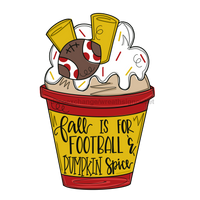 Thumbnail for Fall Football Door Hanger Mj-W-00033 22‚Äô Wood