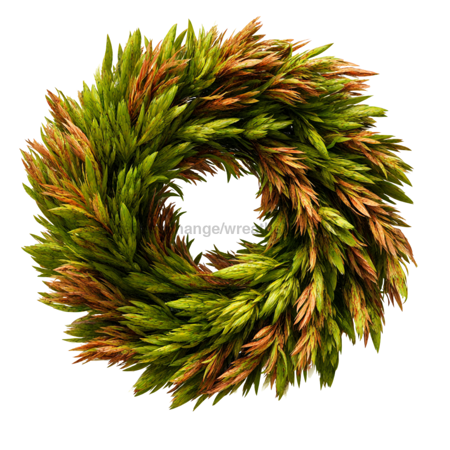 Fall Greenery Base 22" Wood Door Hanger - DCO-W-00102-DH