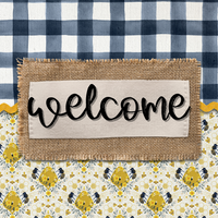 Thumbnail for Fall Everyday Bee 10x10" Metal Wreath Sign - DECOE-4556
